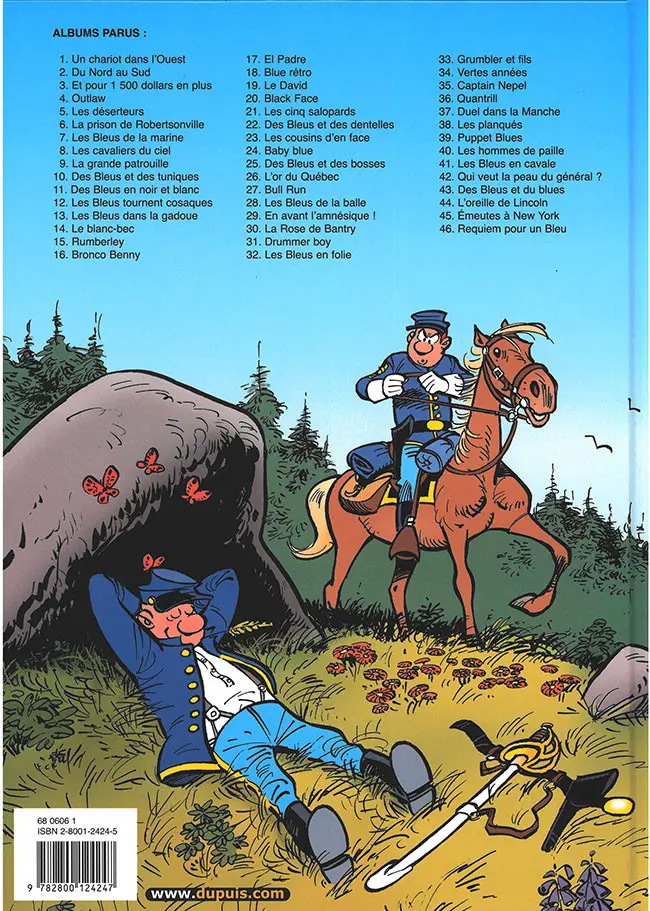 Verso de l'album Les Tuniques Bleues Tome 39 Puppet Blues