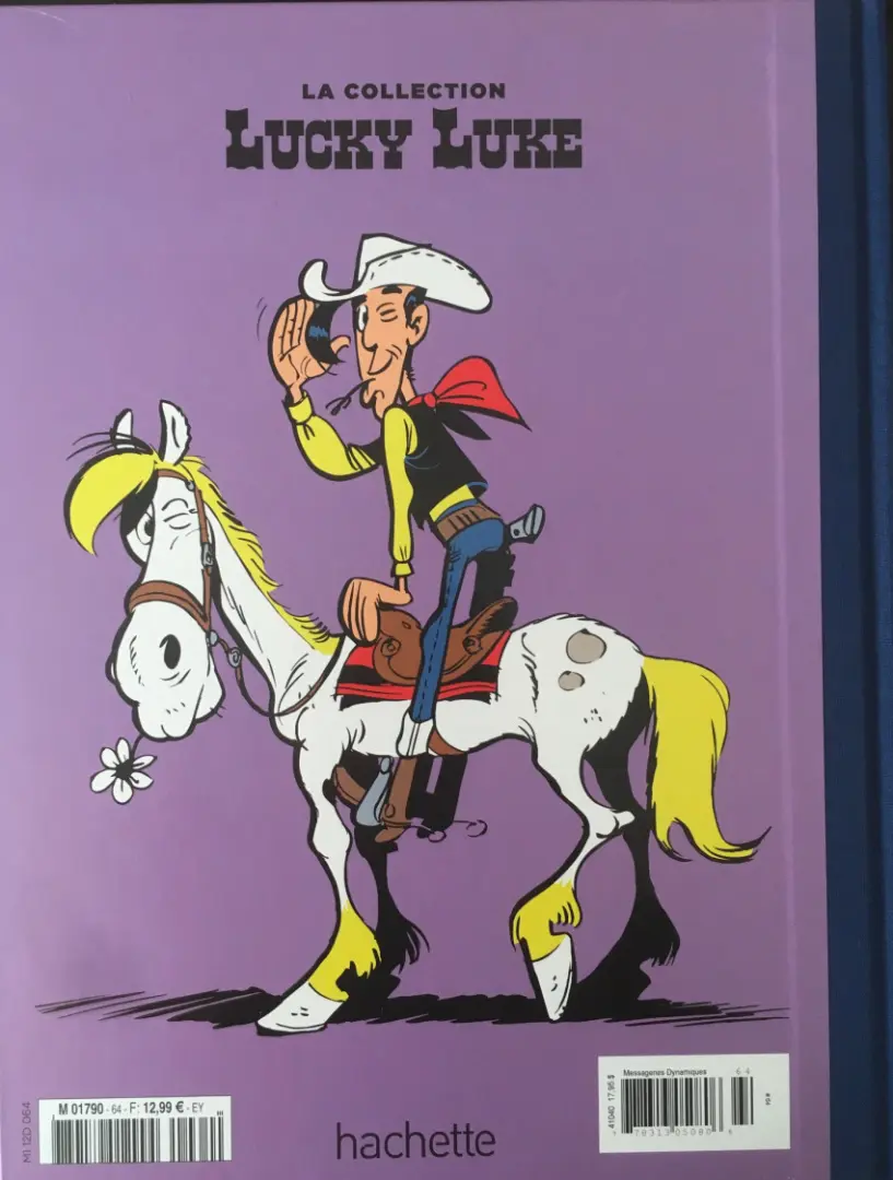 Verso de l'album Lucky Luke La collection Tome 64 Belle Star