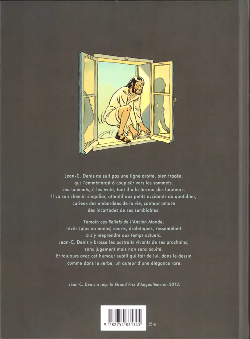 Verso de l'album Reliefs de l'Ancien Monde