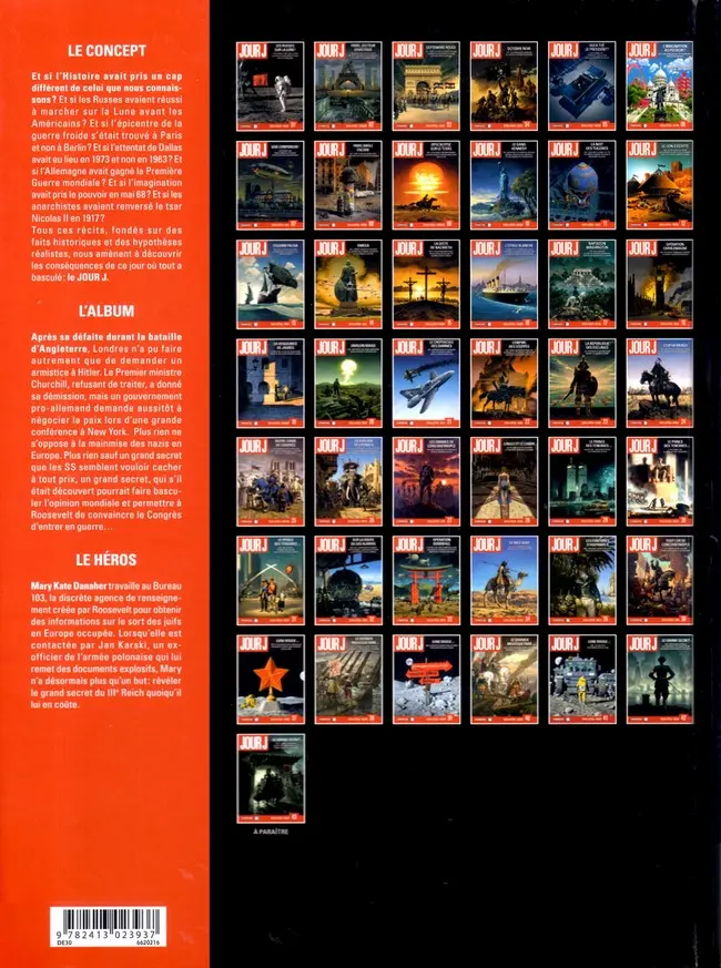 Verso de l'album Jour J Tome 42 Le Grand Secret 1/3