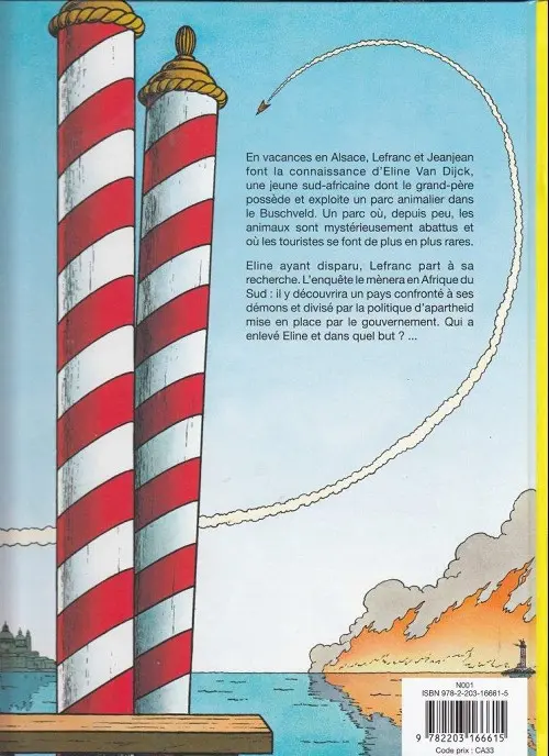 Verso de l'album Lefranc Tome 31 La rançon