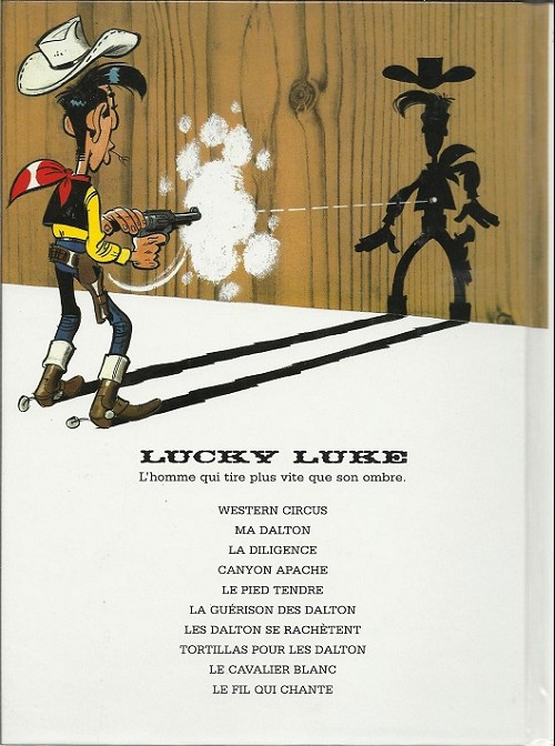 Verso de l'album Lucky Luke Tome 26 Les Dalton se rachètent
