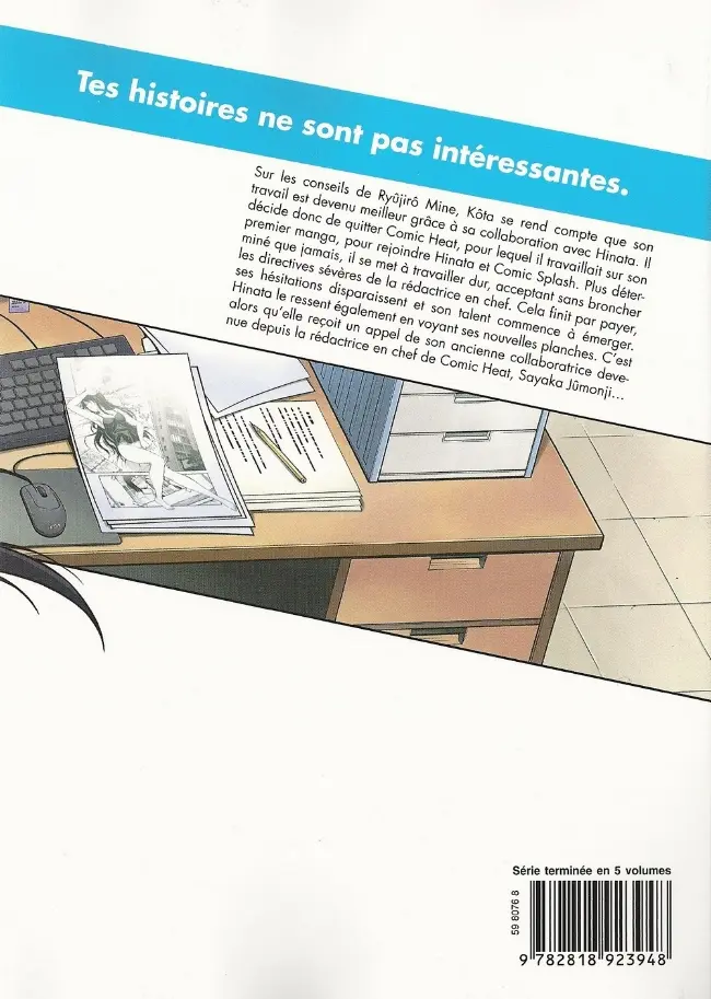 Verso de l'album Cimoc - Les Dessous du manga 2