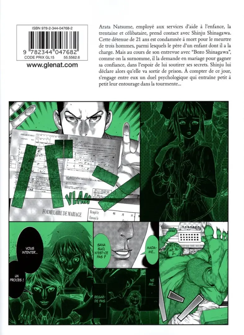 Verso de l'album Pour le pire 03
