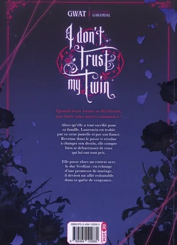 Verso de l'album I Don'T Trust My Twin 1