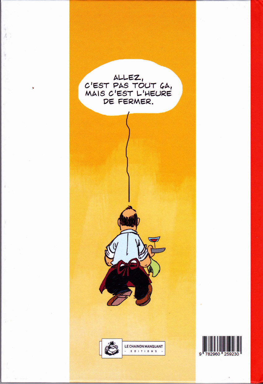 Verso de l'album Les pochtrons