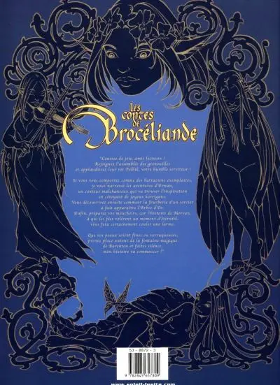 Verso de l'album Les Contes de Brocéliande Tome 2 Livre second - Polbik le Korrigan