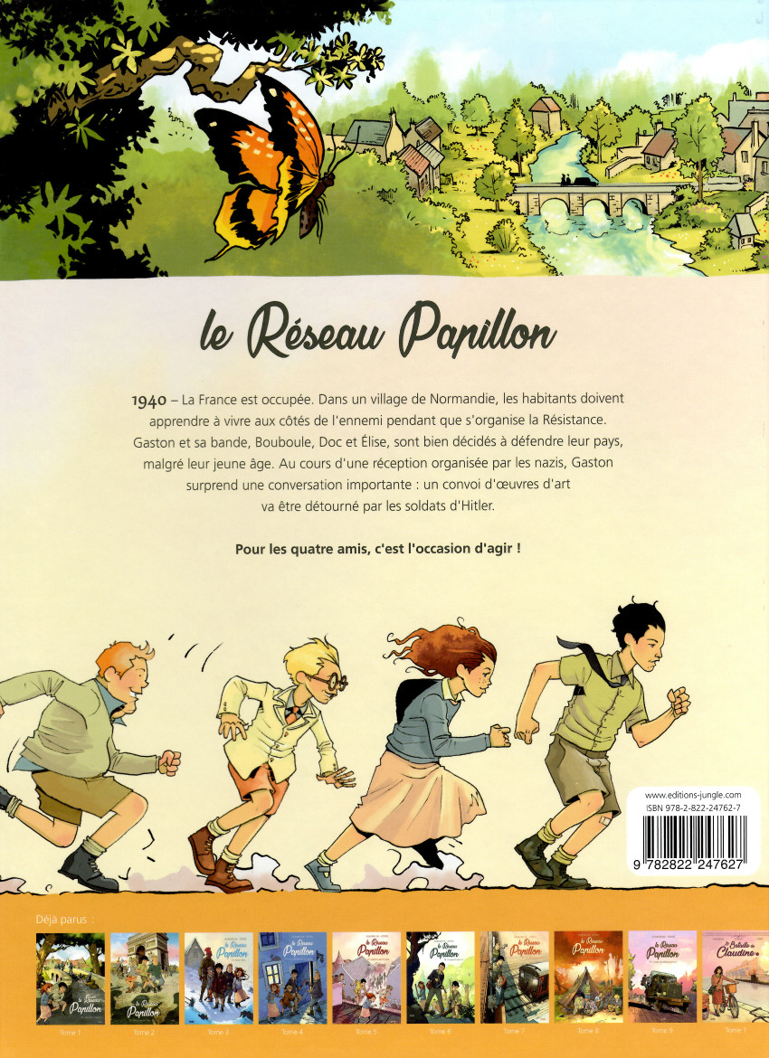 Verso de l'album Le Réseau Papillon Tome 1 Aux arts, citoyens !