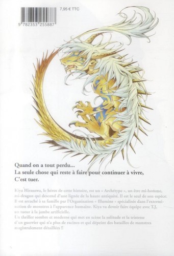 Verso de l'album Le Dragon qui rêvait de crépuscule Tome 1