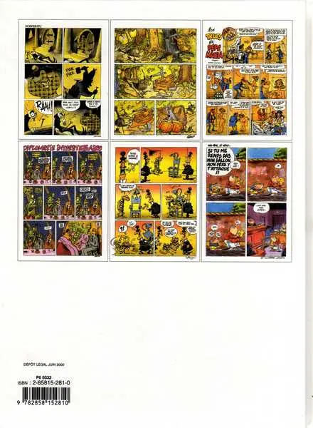 Verso de l'album Fluide Glacial - L'album Tome 8 99-2
