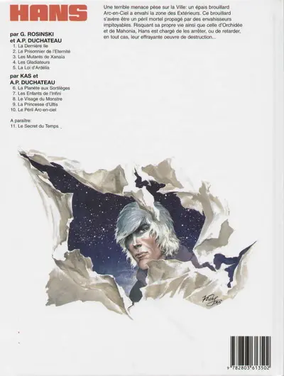 Verso de l'album Hans Tome 10 Le péril arc-en-ciel