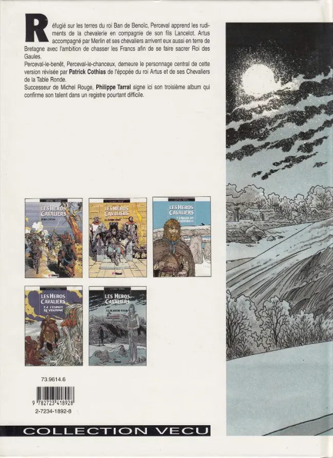 Verso de l'album Les Héros cavaliers Tome 5 Blanche fleur