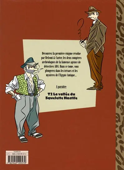 Verso de l'album A.D.A. - Antique Detective Agency Tome 1 Antique Detective Agency