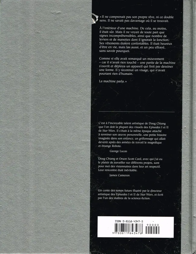 Verso de l'album Robota
