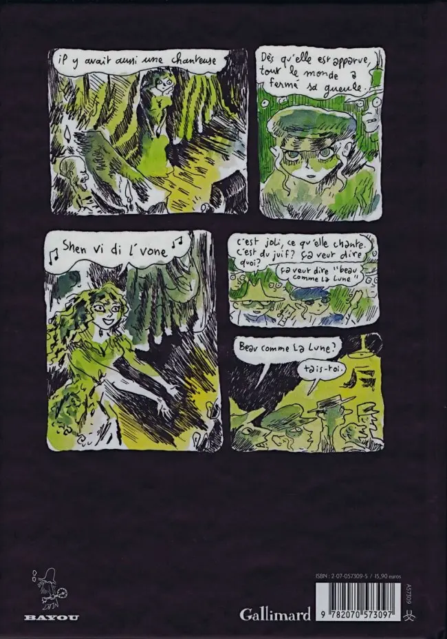 Verso de l'album Klezmer Tome 1 Conquête de l'Est