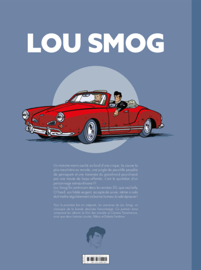 Verso de l'album Lou Smog Intégrale 1