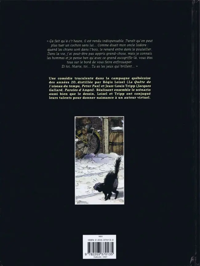 Verso de l'album Magasin général Tome 2 Serge