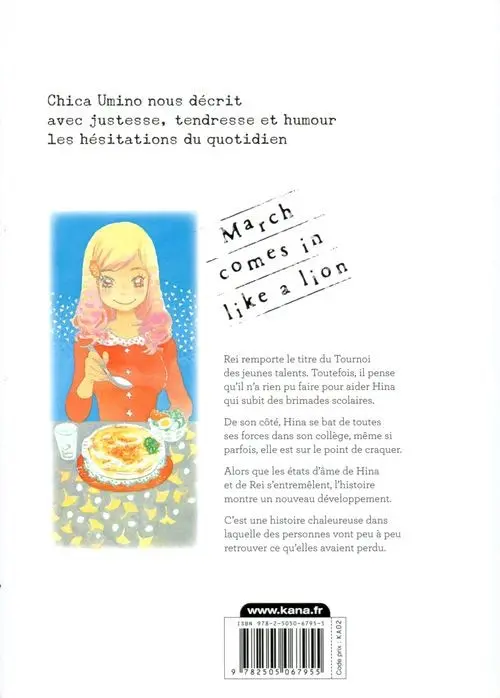 Verso de l'album March comes in like a lion 7