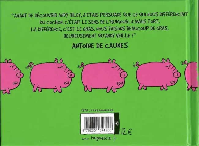 Verso de l'album Méchants cochons