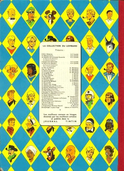 Verso de l'album Michel Vaillant Tome 3 Le circuit de la peur