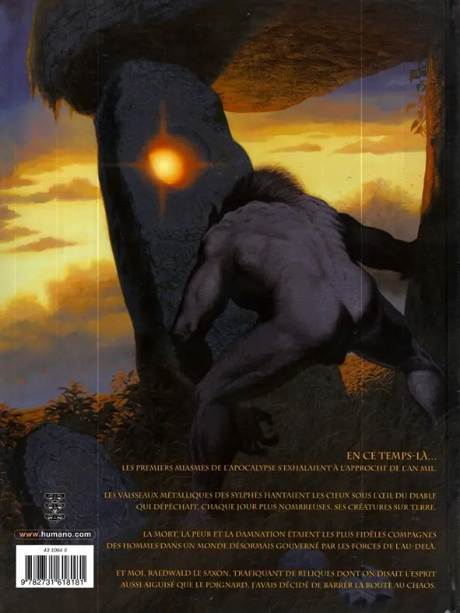 Verso de l'album Millénaire Tome 4 Les évangiles empoisonnés