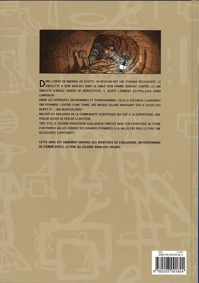 Verso de l'album Les Mondes perdus de Conan Doyle Tome 1 Le mystère de Baharia