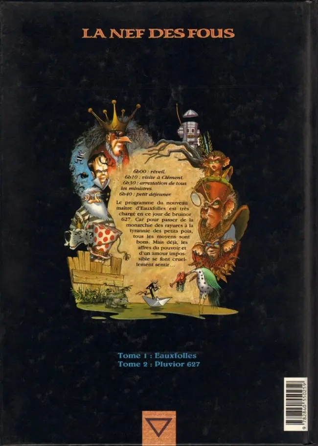 Verso de l'album La Nef des fous Tome 2 Pluvior 627
