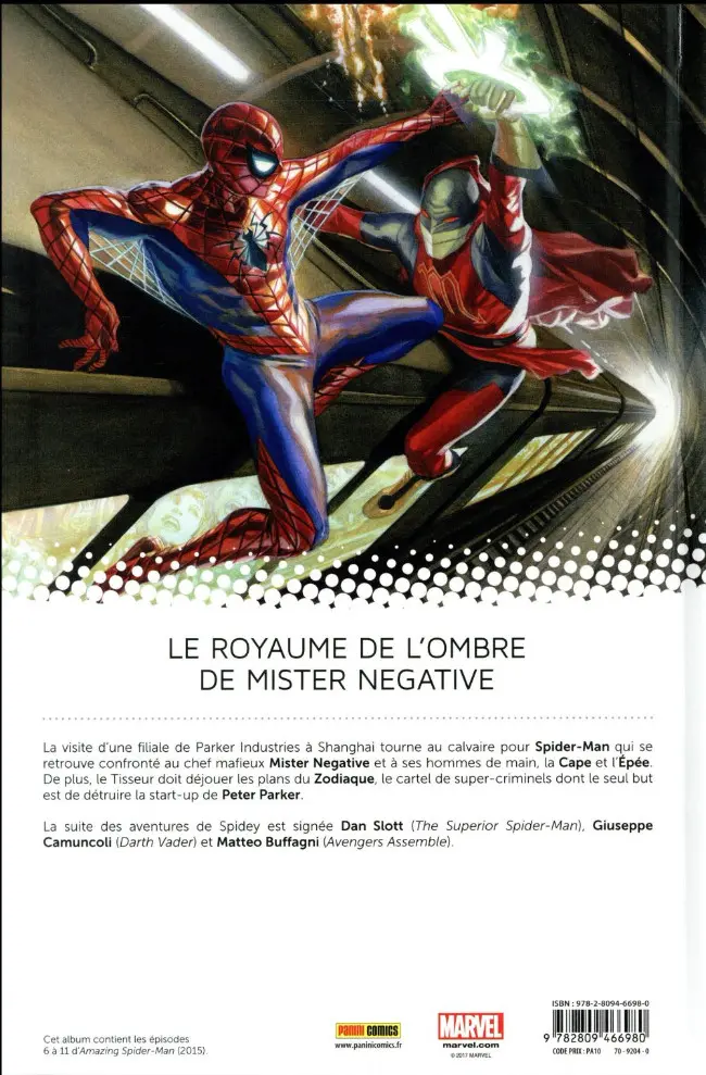 Verso de l'album All-New Amazing Spider-Man Tome 2 Le Royaume de l'ombre