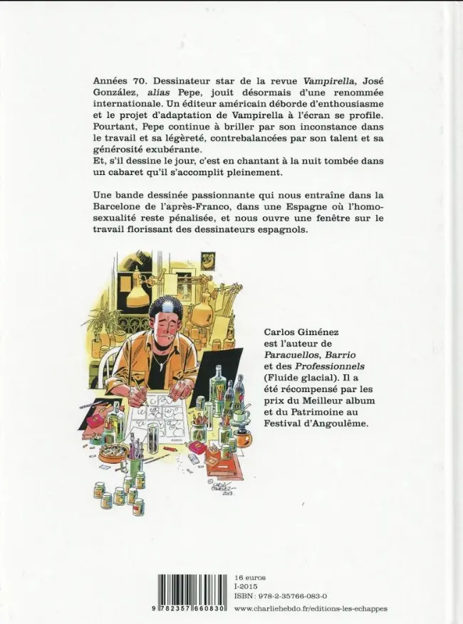 Verso de l'album Pepe Tome 3