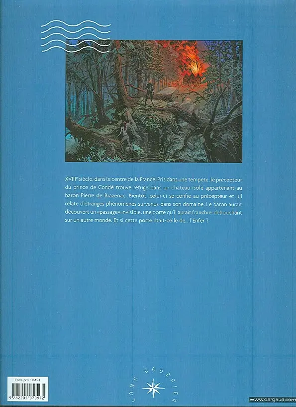Verso de l'album La Porte de Brazenac