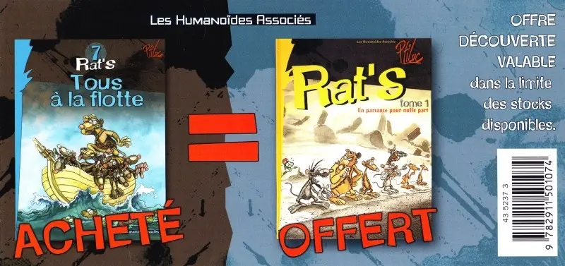 Autre de l'album Rat's Tome 1 En partance pour nulle part