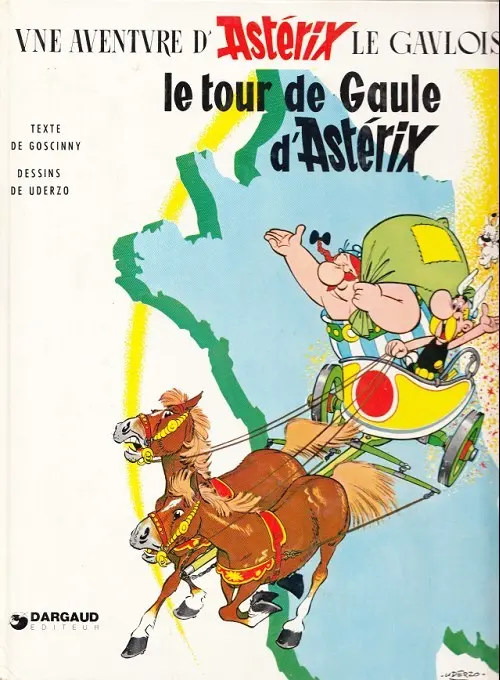 Couverture de l'album Astérix Tome 5 Le tour de Gaule d'Astérix