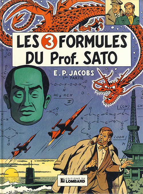 Couverture de l'album Blake et Mortimer Tome 10 Les 3 formules du Prof. Sato - 1re partie