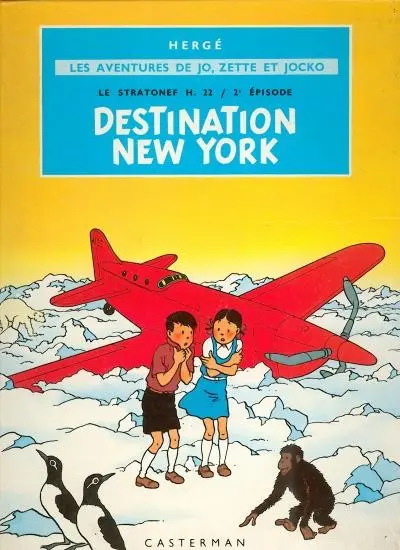 Couverture de l'album Les Aventures de Jo, Zette et Jocko Tome 2 Destination New York