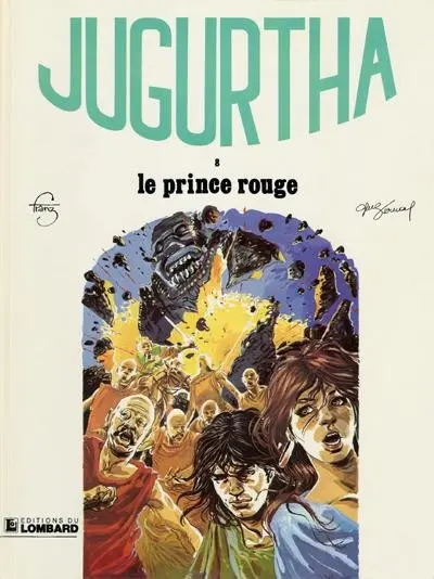 Couverture de l'album Jugurtha Tome 8 Le Prince rouge