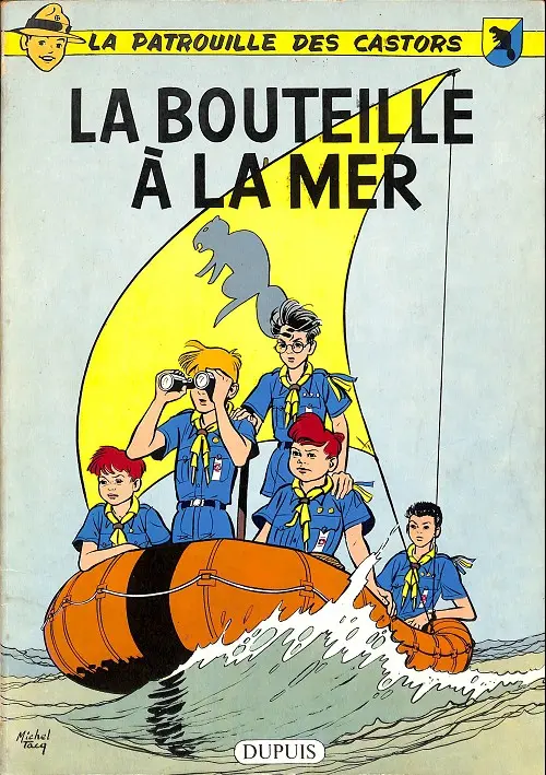 Couverture de l'album La Patrouille des Castors Tome 5 La bouteille à la mer