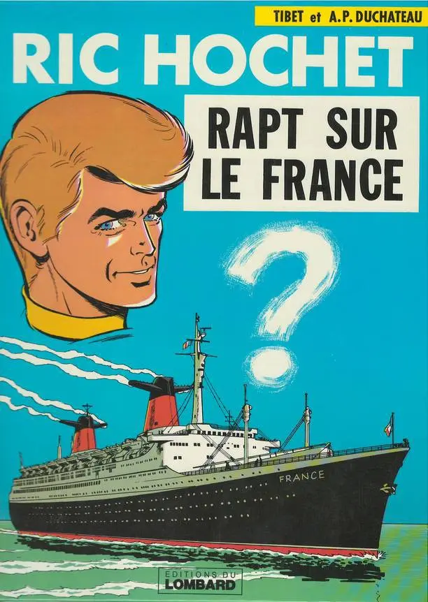 Couverture de l'album Ric Hochet Tome 6 Rapt sur le France