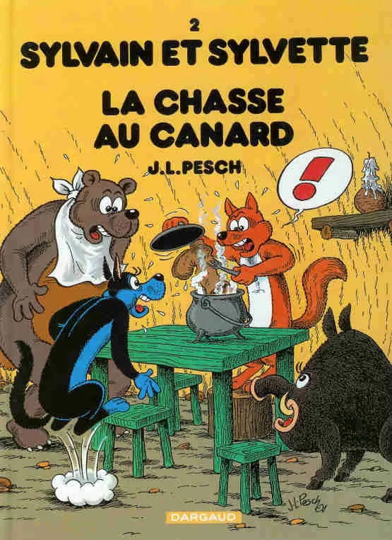 Couverture de l'album Sylvain et Sylvette Tome 2 La chasse au canard