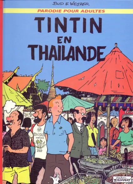 Couverture de l'album Tintin Tintin en Thaïlande