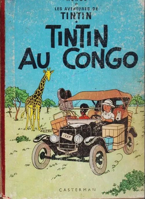 Couverture de l'album Tintin Tome 2 Tintin au congo