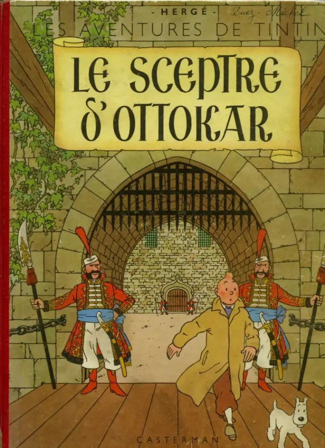 Couverture de l'album Tintin Tome 8 Le sceptre d'Ottokar