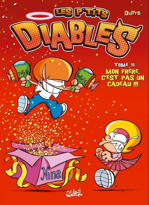 Couverture de l'album Les P'tits diables Tome 11 Mon frère, c'est pas un cadeau !!!