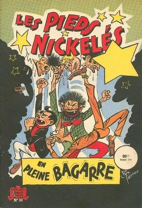 Couverture de l'album Les Pieds Nickelés Tome 30 Les Pieds Nickelés en pleine bagarre