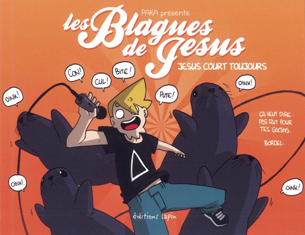 Couverture de l'album Les Blagues de Jésus Tome 4 Jésus court toujours