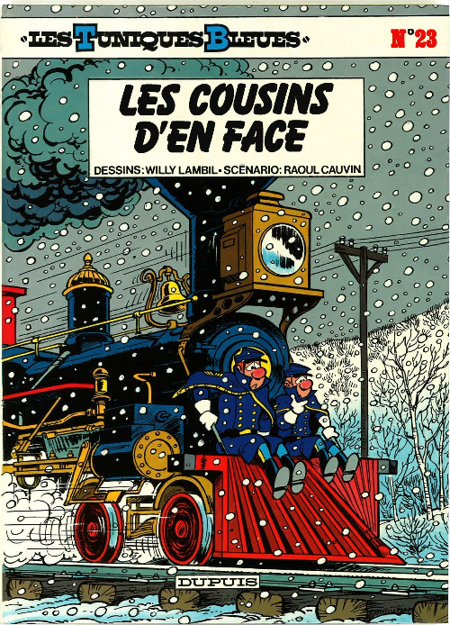 Couverture de l'album Les Tuniques Bleues Tome 23 Les Cousins d'en face