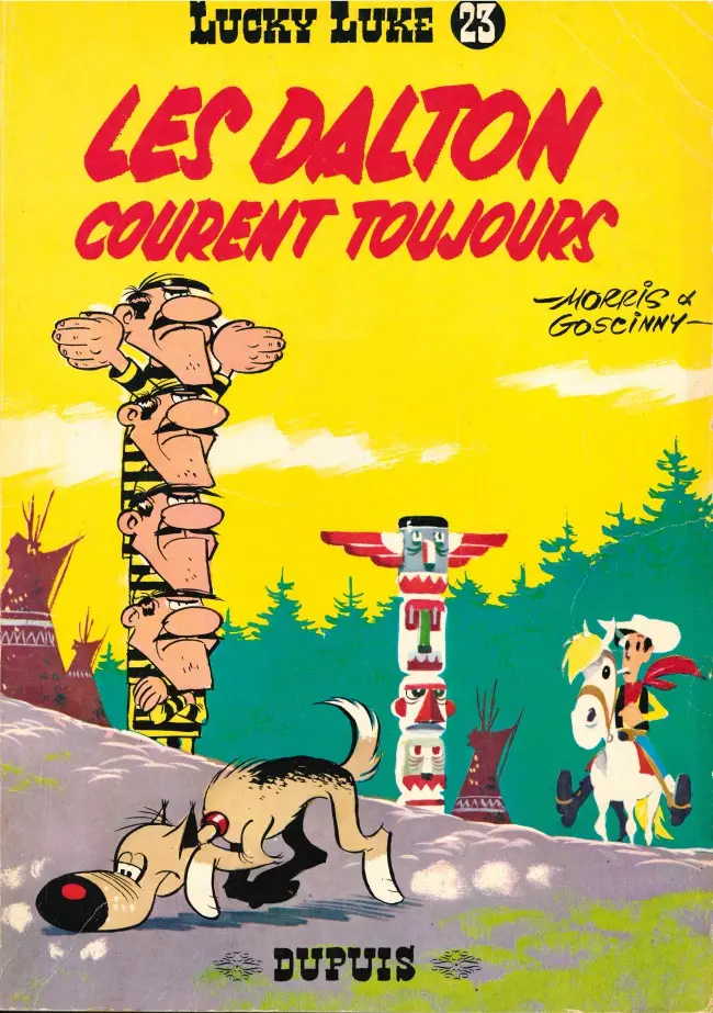 Couverture de l'album Lucky Luke Tome 23 Les Dalton courent toujours