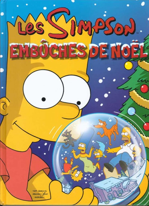 Couverture de l'album Les Simpson Embûches de Noël