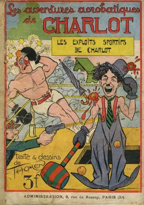 Couverture de l'album Charlot 1ère Série - SPE Tome 4 Les exploits sportifs de Charlot