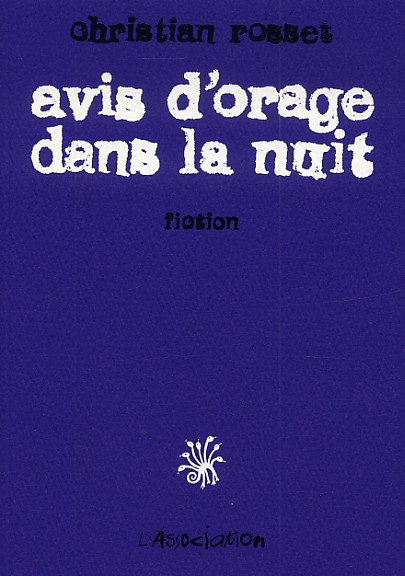 Couverture de l'album Avis d'orage dans la nuit