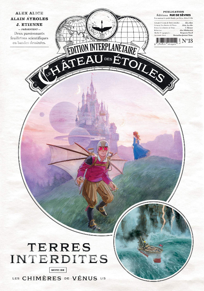 Couverture de l'album Le Château des étoiles N° 13 Terres interdites, suivi de Les chimères de Vénus 1/5